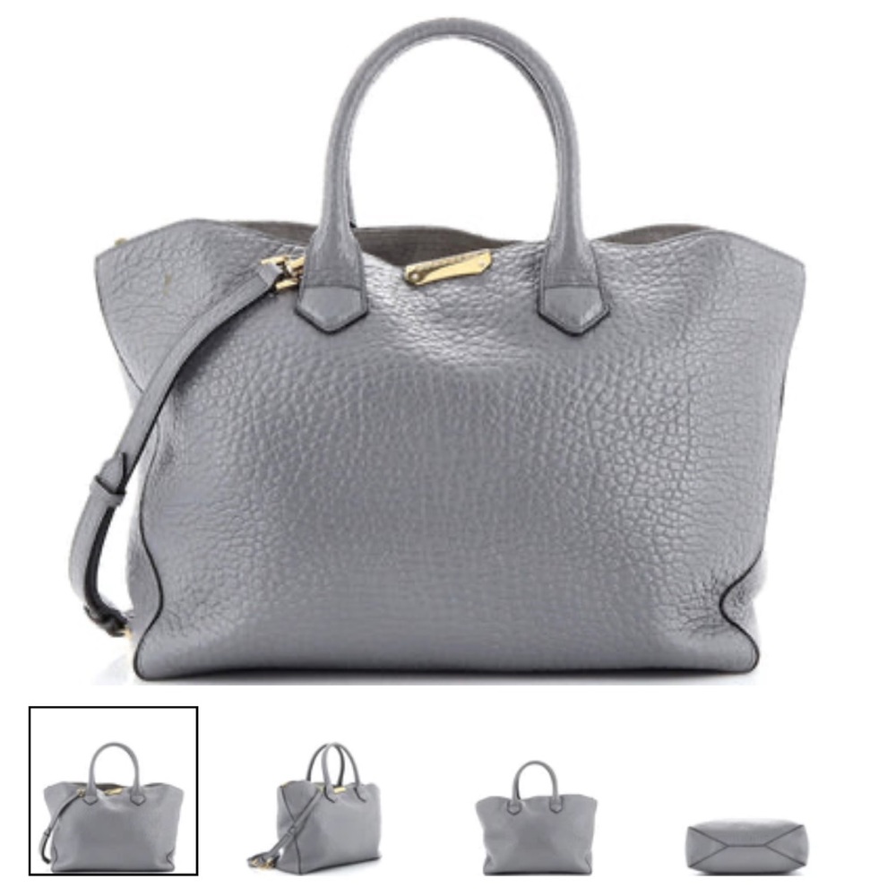 Authentic Burberry Pebbled Leather Tote - Dewsbury